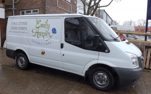 Emily Harper Garden Care - New signwritten Van