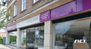 Outside signage for shop front