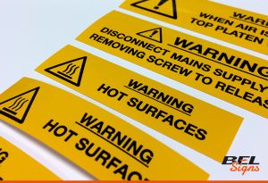 Warning Labels, Hazard Signs