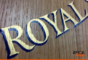 Close up work of our traditional hand signwriting