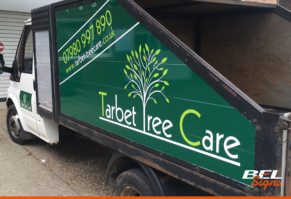 Panel wraps for local arboriculturists | South East Signage