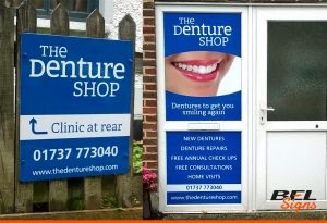 Worthing Denture Shop Signage
