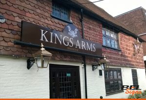 Signage for Kings Arm Pub | BEL Signs