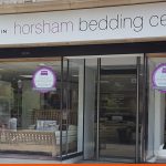Branded window stickers for Horsham Bedding