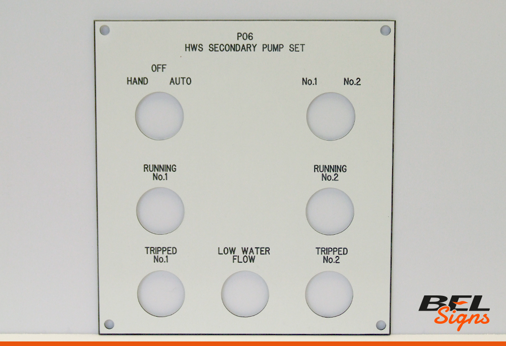 Pump Set Control Panel | BEL Signs