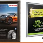 Poster frames in a range of sizes and colours