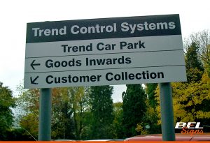 Commercial Permises Car Park Signage on Posts