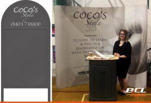 CoCo's Hair - Pavement Sign and Exhibition Stand | Billingshurst