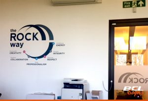 Corporate logo as Wall Graphics