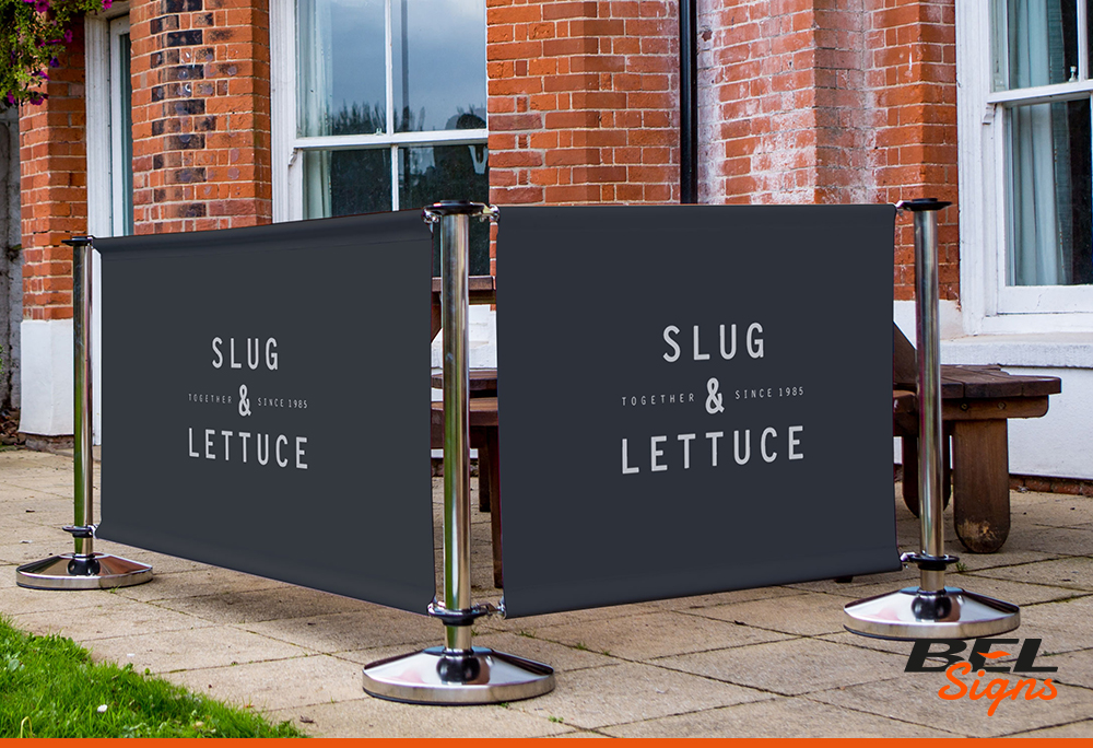 Printed Cafe Banners for Pubs | Promotional Pavement Signage