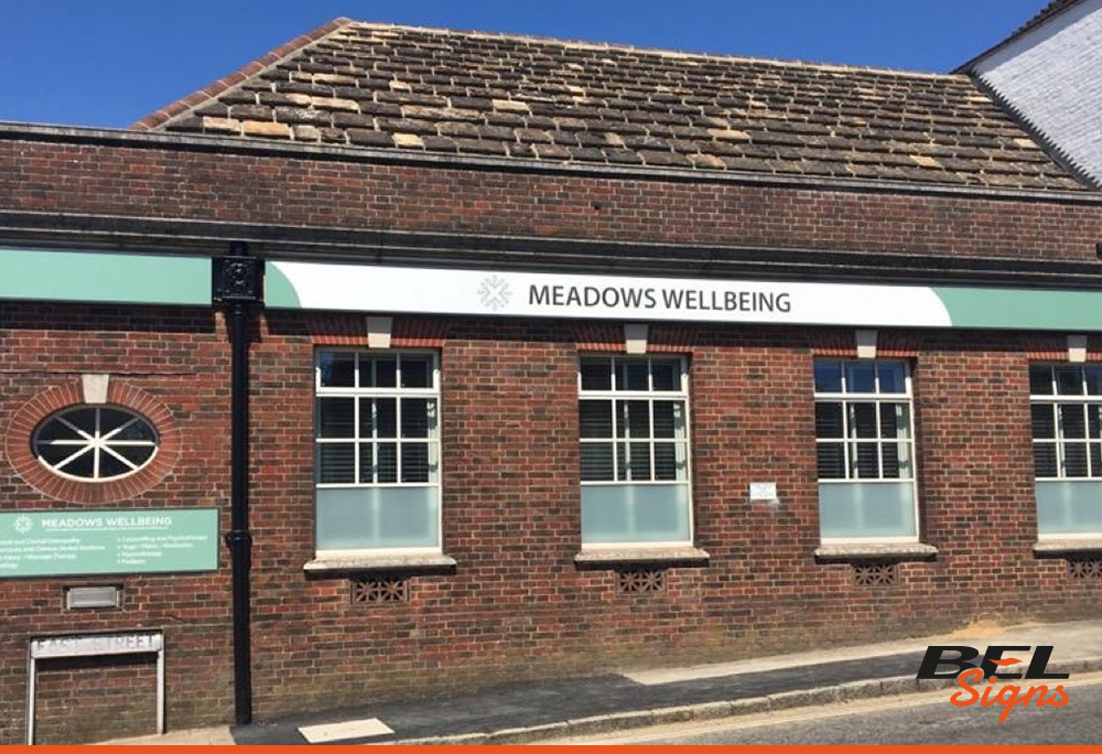 External Signage for Meadows Wellbeing | Billingshurst