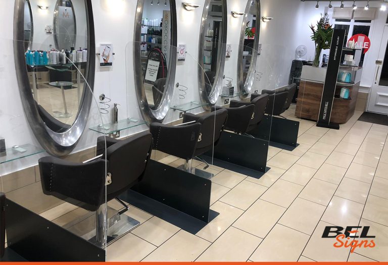 Protective Barriers at CoCo Hairdressers
