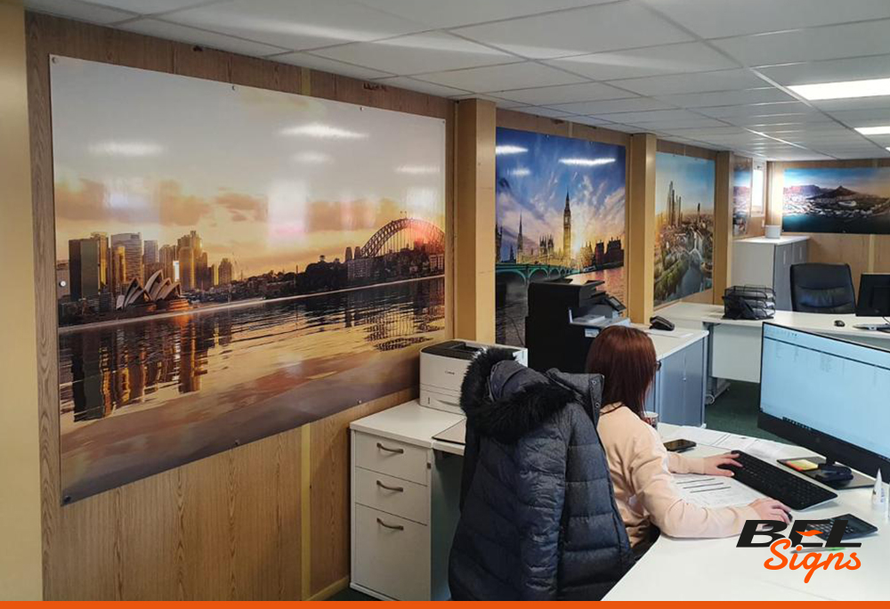 Large Format Prints for ExtraSpace offices