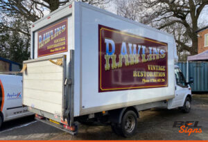 Large Format Print for Rawlins onto a Luton