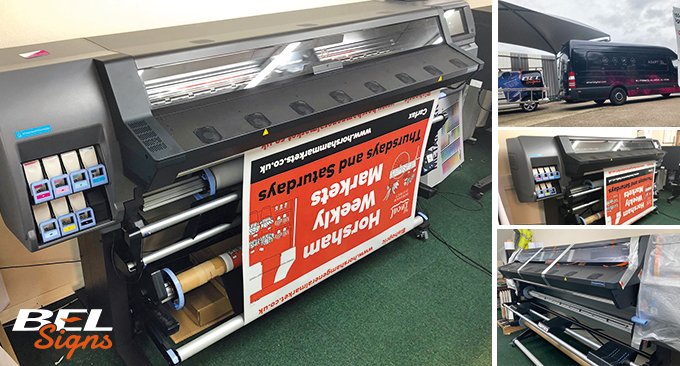 BEL Signs takes delivery and uses new HP Latex Printer for HDC job