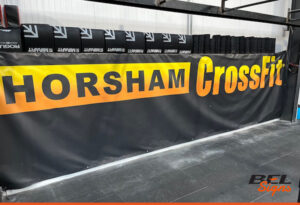 Horsham Crossfit printed banner