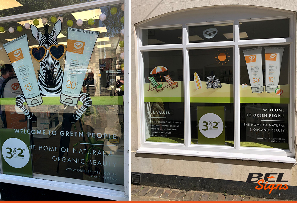 The Green People Window Graphics