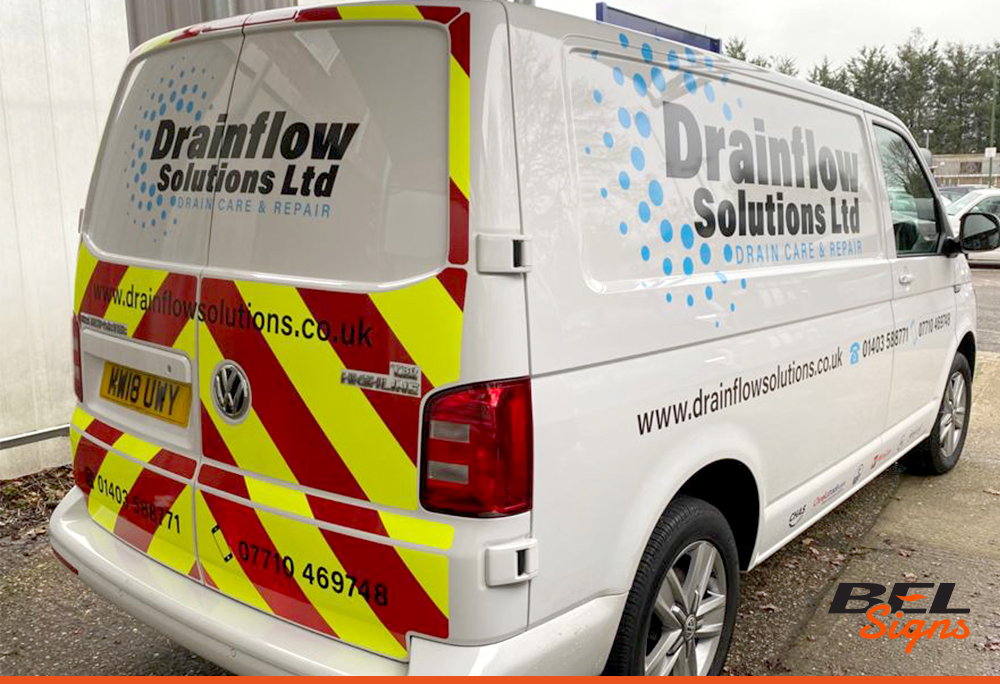 VW Transporter for Drainflow with Chapter 8 to the rear