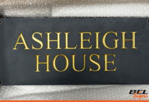 Slate Sign for Ashleigh House