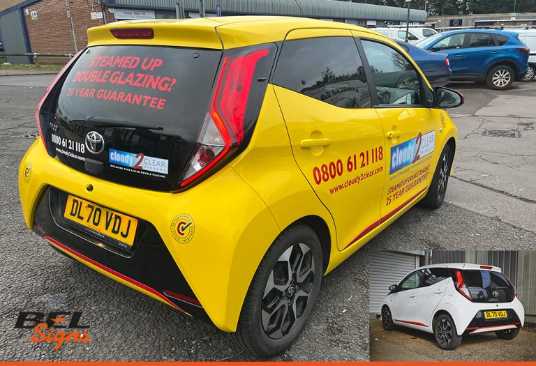 commerical car wrap services from BEL Signs Horsham