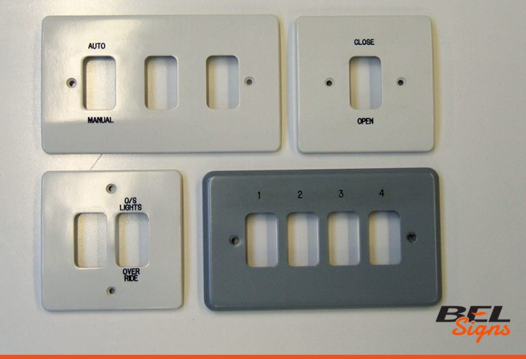 Lasered Engraved switches