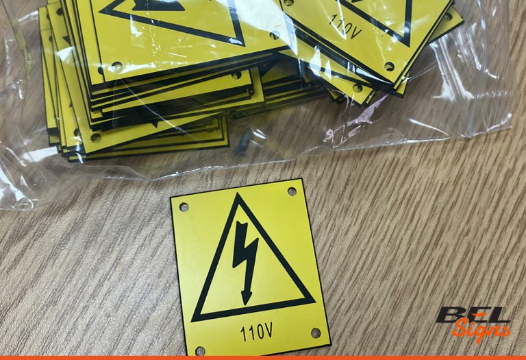 Engraved Custom Labels Batch BEL Signs