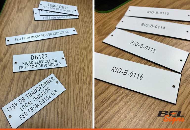 batches of Engraved Labels nationwide