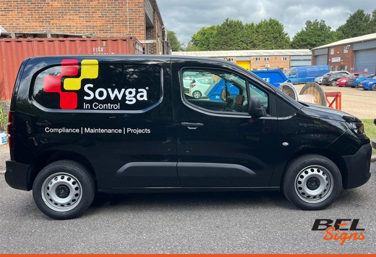 Citroen Berlingo van graphics CAD Cut Sowga