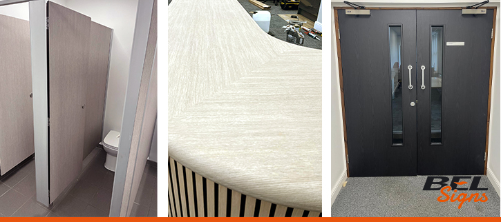 Architectural wrap film for interior refresh