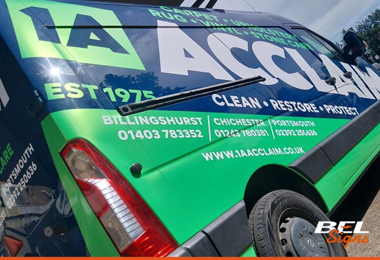 A1 Acclaim Van partial wrap