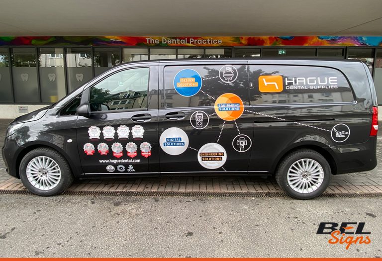 Hague Dental Mercedes Vito Van Signwriting