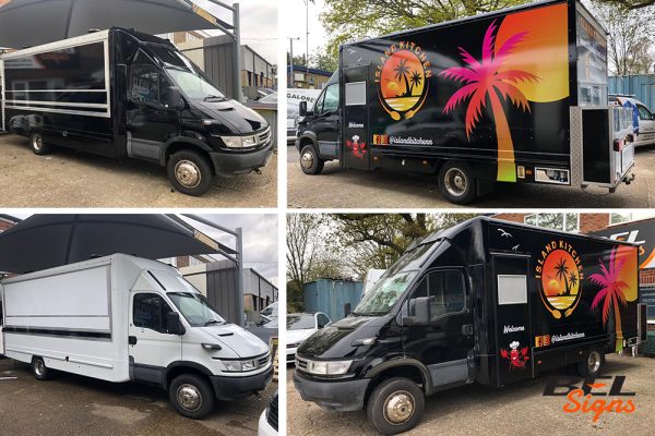 Vehicle Wrapping Catering Unit Crawley