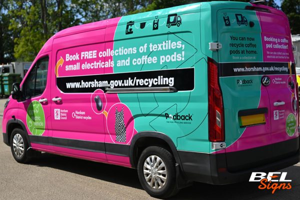 Van Wraps Horsham District Council Recycling