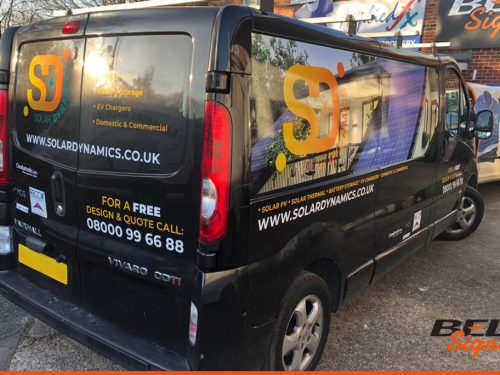 Bel Signs Vauxhall Vivaro Signage and Graphics Signwriting West Sussex Bel Signs Vauxhall Vivaro Signage and Graphics Signwriting West Sussex